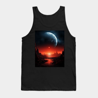 Red Planet Reverie Art Tank Top